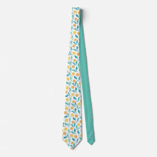 Yellow Dandelion Floral Pattern - Nature-Inspired Tie