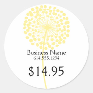 Yellow Dandelion  Product Stickers