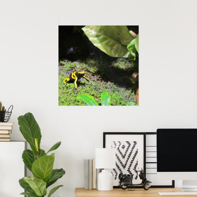 Yellow Dart Frog Poster (Home Office)