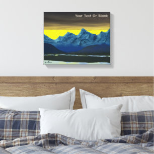 Yellow Dawn North Canvas Print