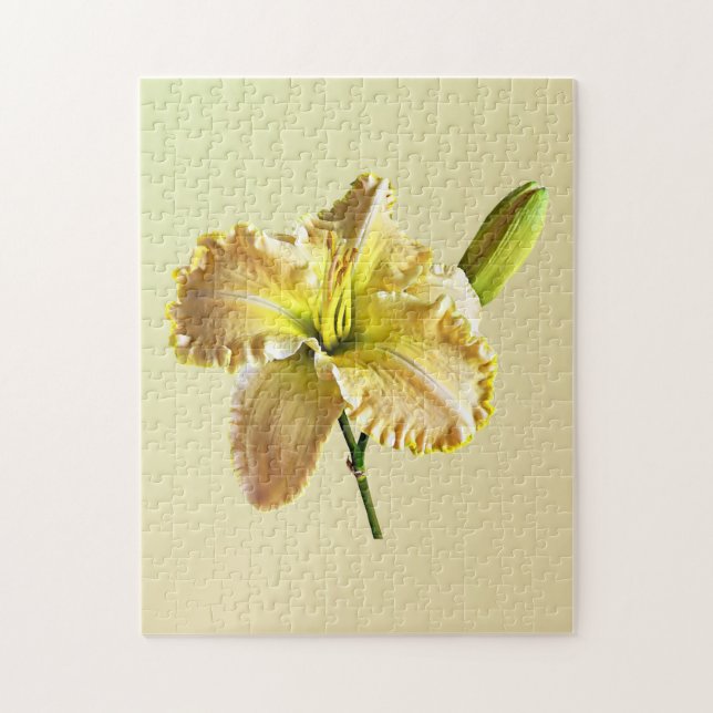 Yellow Day Lily Jigsaw Puzzle (Vertical)