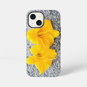 yellow daylily flowers in full bloom  iPhone 13 mini case