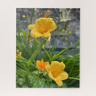 Yellow Daylily, Lake Tahoe Jigsaw Puzzle
