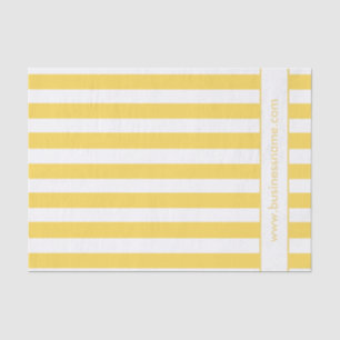 Yellow Deckchair Stripes Tissue Paper