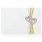 Yellow Diamond Hearts Wedding Guestbook