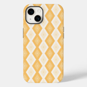 Yellow diamond pattern Case-Mate iPhone 14 case
