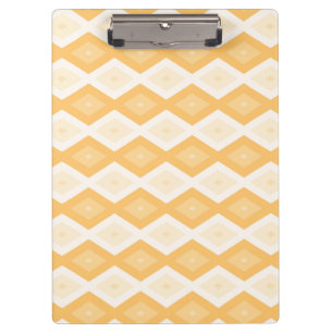 Yellow diamond pattern clipboard