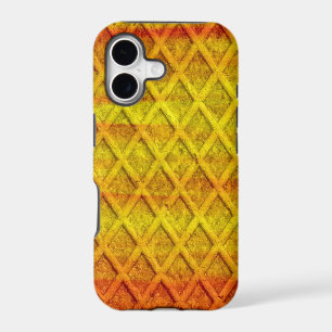 Yellow diamond rust metal