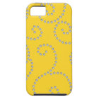 Yellow diamond swirls