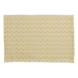 Yellow diamonds pillowcase