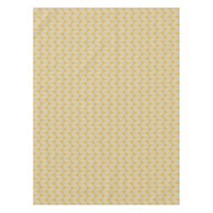 Yellow diamonds tablecloth