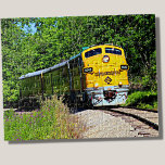 Yellow Diesel Train Engine Locomotive Railroad     Jigsaw Puzzle<br><div class="desc">Yellow Diesel Train Puzzle - see my store for more great Train Gifts</div>