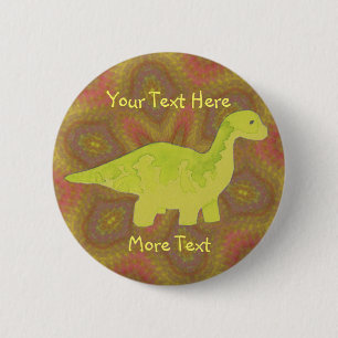 Yellow Dino Button