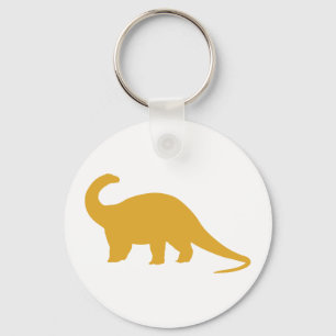 Yellow Dinosaur Keychain