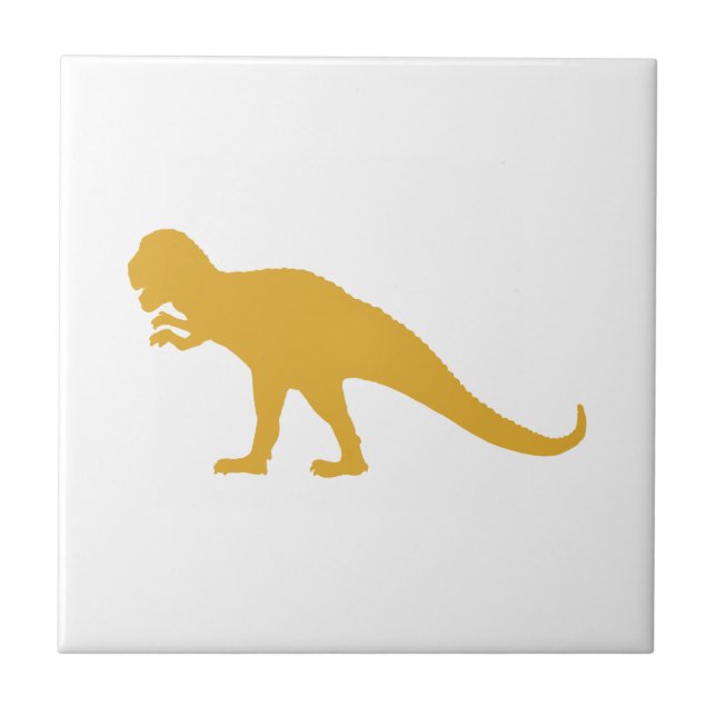 Yellow Dinosaur Tile (Front)
