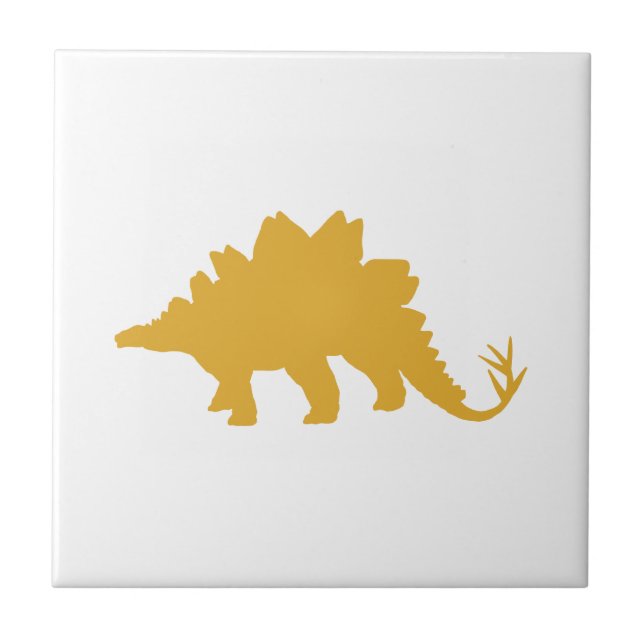 Yellow Dinosaur Tile (Front)