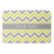 Yellow Dk Grey White LG Chevron Grey Name Monogram