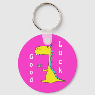 YELLOW DlNO, Good , Luck Keychain