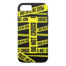 Yellow Do Not Cross Crime Scene Tape Danger Areas