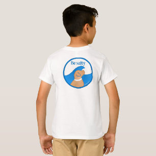 Yellow Dog Be Salty Kids’ T-Shirt