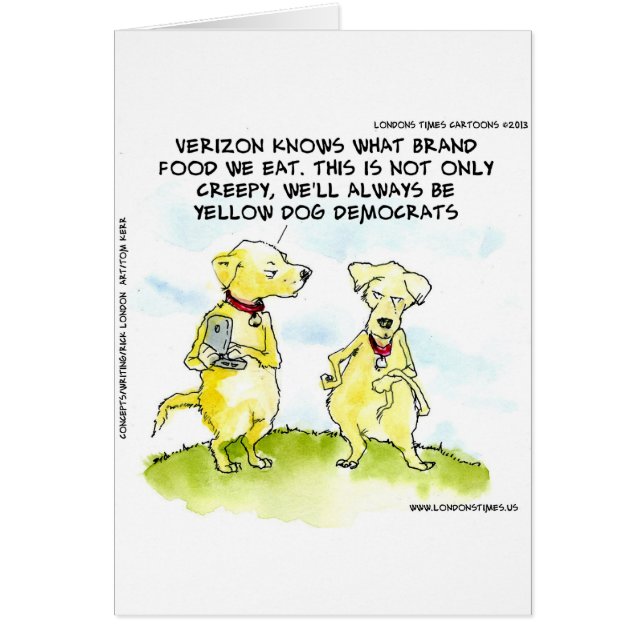 Yellow Dog Democrats Funny (Front)