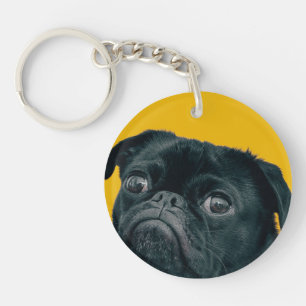 yellow dog keychain