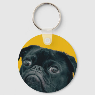 yellow dog keychain