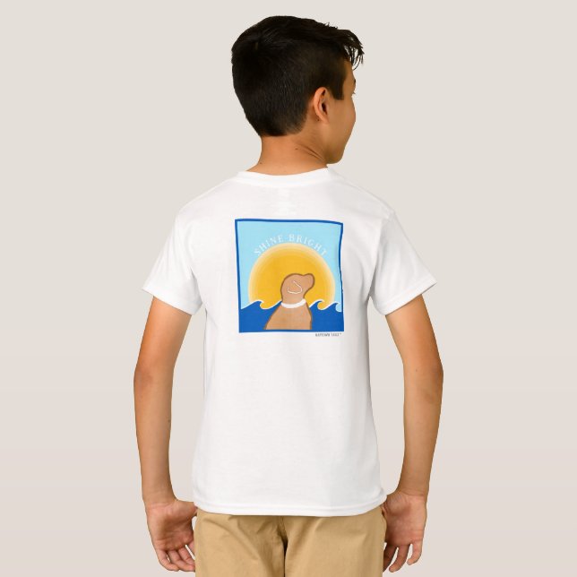 Yellow Dog Shine Bright  T-Shirt (Back Full)