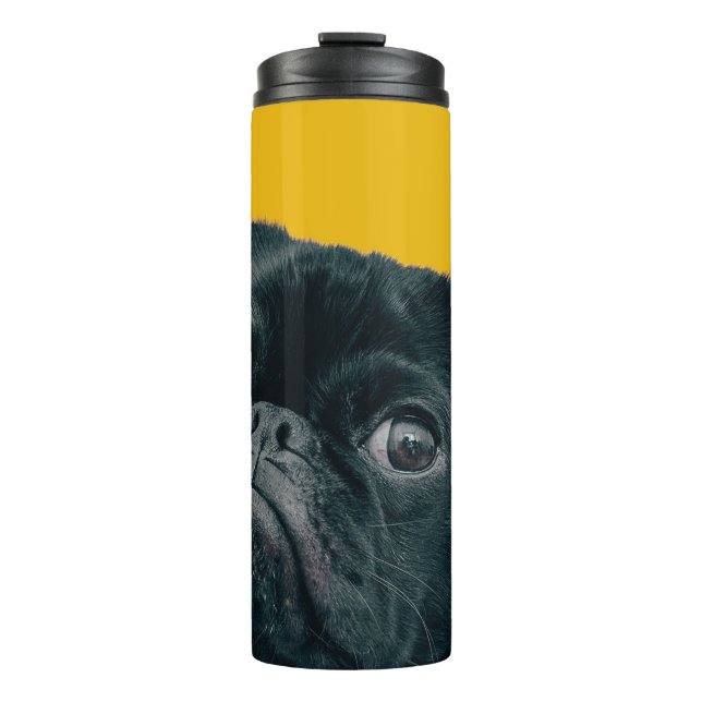 yellow dog thermal tumbler (Front)