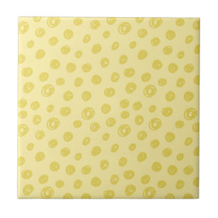 Yellow Dot Pattern Tile