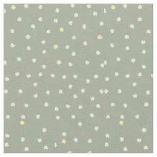 yellow dots in grey fabric