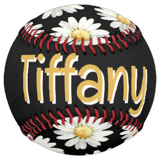 Yellow Dotted Daisy's (Customize) Softball
