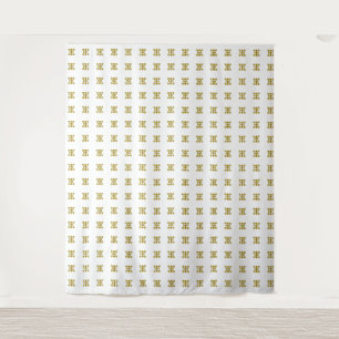 Yellow Dotted Pattern Tapestry