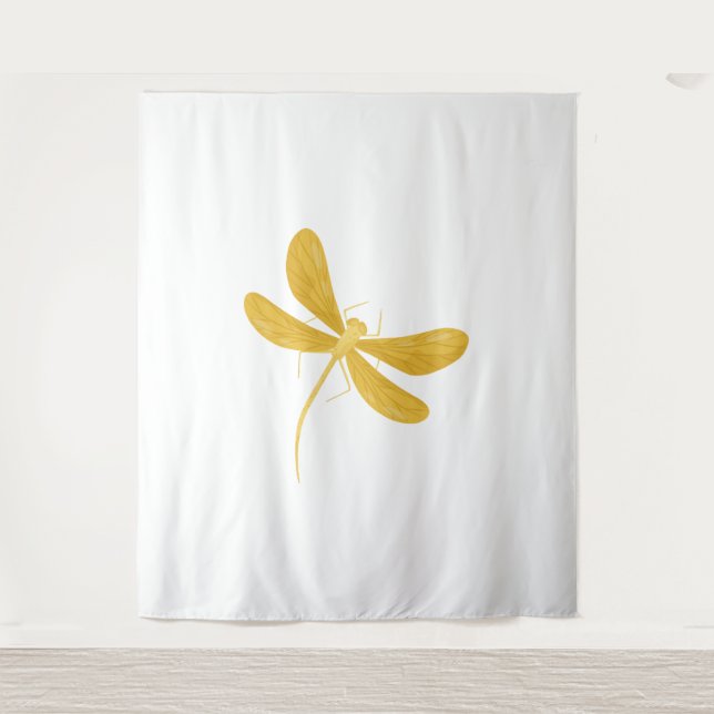 yellow dragonfly tapestry (Front)
