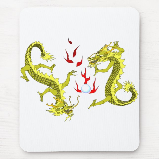 Yellow Dragons Mousepad (Front)