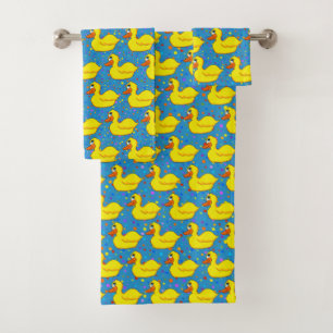 Yellow Duck Bathroom Towel Set