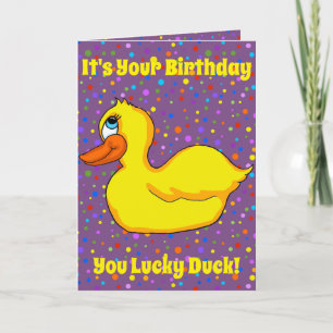 Yellow Duck Greeting Card