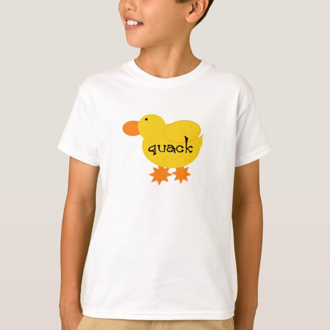 Yellow Duck Quack Tshirts and Gifts (Front)