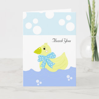 Yellow Duck Thank You Card