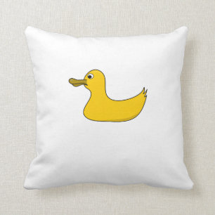 Yellow Duck Throw Pillow