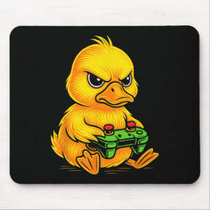 Yellow Duck Videogames Gamer Gaming Animal Boys Gi Mouse Pad