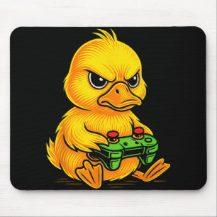 Yellow Duck Videogames Gamer Gaming Animal Boys Gi Mouse Pad