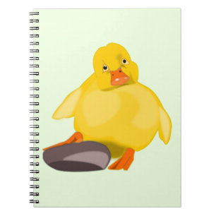 Yellow Duckling Notebook - Your Colours - Text