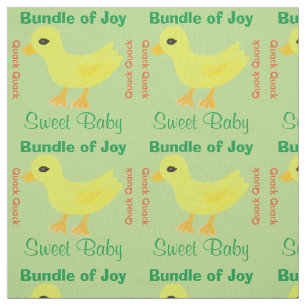 Yellow Ducky Fabric