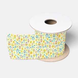 Yellow Easter    Satin Ribbon
