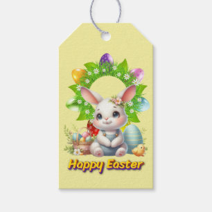Yellow Easter Season Gift Tags