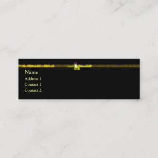Yellow edge mini business card