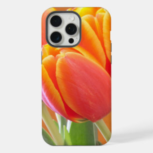 Yellow Edge Vibrant Orange Tulip Photograph iPhone 15 Pro Max Case