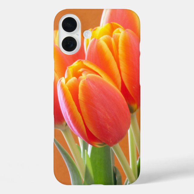 Yellow Edged Orange Tulip  Photograph Case-Mate iPhone Case (Back)