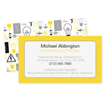 Yellow Electrical Electrician